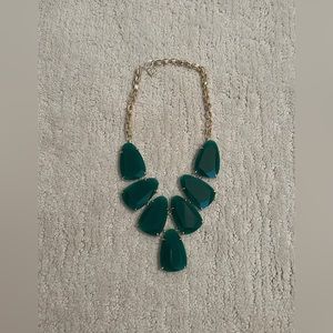Kendra Scott Necklace with green stones